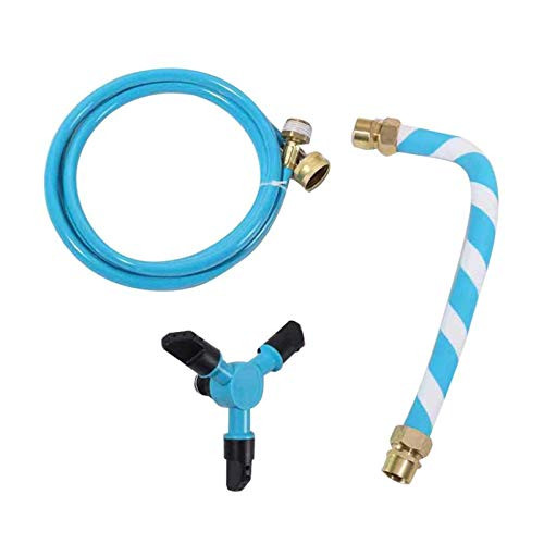 VAHIGCY Trampoline Sprinkler Water Park,Outdoor Trampoline Sprinkler Toy for Kids, Summer Outdoor Water Games Yard Toys Sprinklers Backyard Water Park for Boys Girls