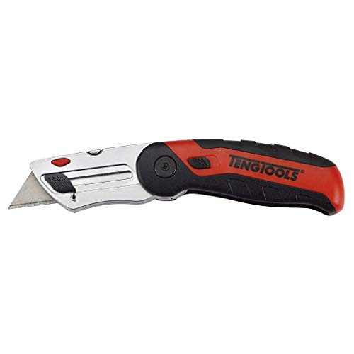 Teng Tools Folding Universal Utility Knife/Box Cutters with Fixed Blade - 712