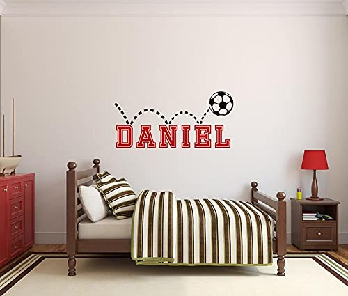 Personalized Soccer Decal - Soccer Wall Decal with Name - Football Wall Decal - Personalized Name Wall Decal Sports Decor - Kids Wall Decal, Art Decals Wall Decor Personalized Soccer Decal - Soccer Wall Decal with Name - Football Wall Decal - Personalized Name Wall Decal Sports Decor - Kids Wall Decal, Art Decals Wall Decor