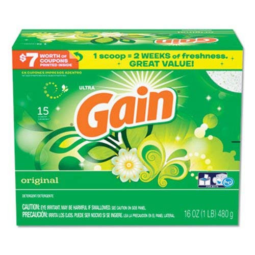 Gain Powder Laundry Detergent, Original Scent, 16 oz Box, 6/Carton -PGC81239-