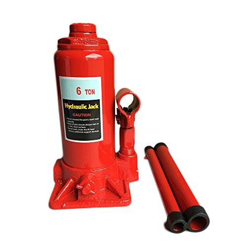 BLPextrm Poratable Hydraulic Bottle Jack Car Emergency Tire Repair Lift Tool 6 Ton