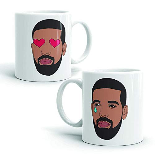 drake mug, coffee mug, crying drake mug, heart eyes drake mug, double sided mug, emotional drake, drake fan gift, valentines gift, funny mug drake mug, coffee mug, crying drake mug, heart eyes drake mug, double sided mug, emotional drake, drake fan gift, valentines gift, funny mug
