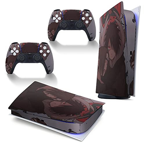 PS5 console controller skin sticker Naruto Uchiha Obito And Nohara Rin PlayStation 5 full body vinyl skin sticker protection decal-Digital edition-