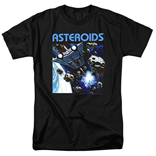 Atari Asteroids Video Game T Shirt  and  Stickers -Large- Black