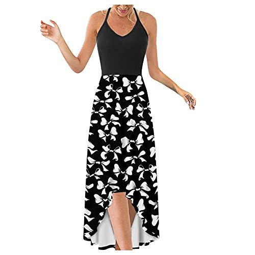 fine_fine Women's Casual Sleeveless Deep V Neck Summer Beach Maxi Long Irregular Hem Printed Sling Swimsuit Dress fine_fine Women's Casual Sleeveless Deep V Neck Summer Beach Maxi Long Irregular Hem Printed Sling Swimsuit Dress