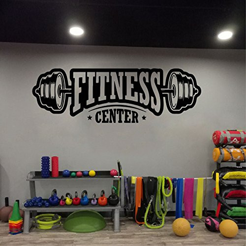 Fitness club wall,Sports,Fitness, Gym, Health,Muscle,Kettlebell, Dumbbell,Wall decor,Wall Decal,Window Sticker,Vinyl sticker Handmade t754