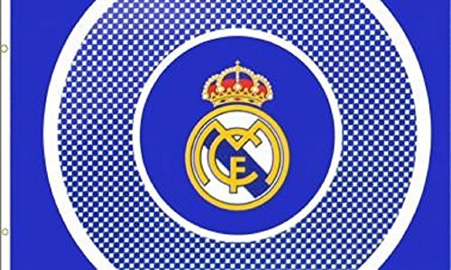Real Madrid Spain Football Team Bullseye Flag - Official Merchandise