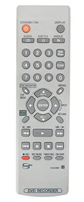 AULCMEET VXX2981 Replaced Remote Control Compatible with Pioneer DVD Recorder DVR-233-S DVR-231-S DVR-231-AV