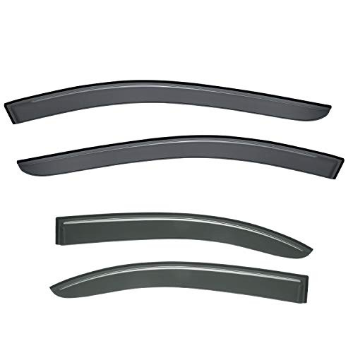 4pcs Wind Deflector for 2009-2015 Maxima Sun Rain Guard Vent Shade Side Window Visors