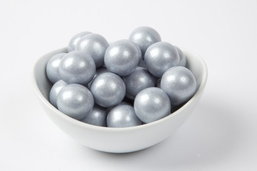 Silver Gourmet Gumballs -4 Pound Bag-