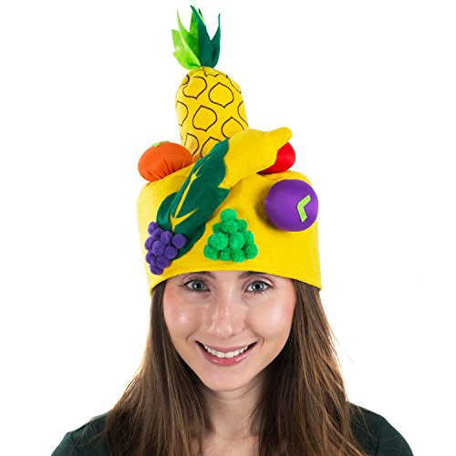 Tigerdoe Fruit Costume Hat - Fruit Hat - Costume Hats - Food Hats - Novelty Hats - Food Costumes