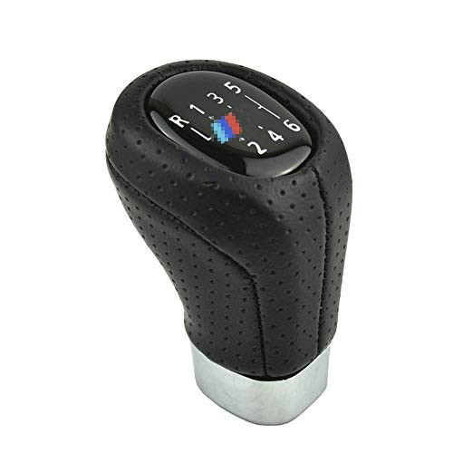 LUVCARPB Car Gear Shift Knob, Fit for BMW 1 3 Series E81 E82 E87 E88 E90 E91 E92 E93, Sports Lever Handball 5 6 Speed