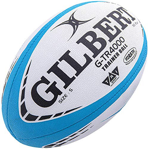 Gilbert G-TR4000 Rugby Training Ball, Sky Blue -5-
