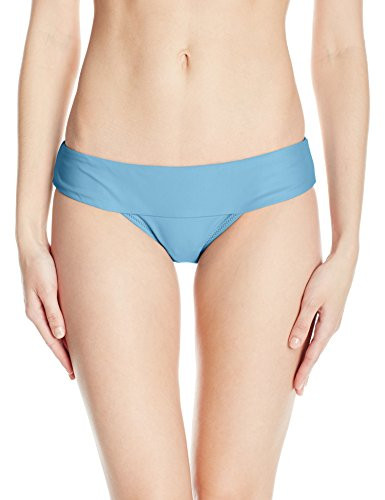 Volcom Junior's Women's Simply Solid Modest Bikini Bottom, Sandy Indigo, XS