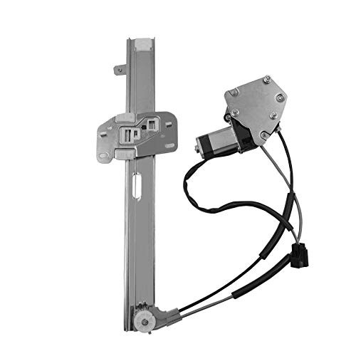 WIN-2X New 1pc Front Driver Left Side Power Window Regulator With Motor Assembly Fit 97-01 Cherokee 4-Door