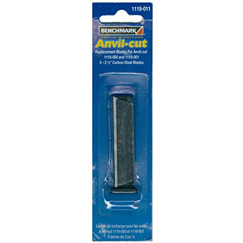 5 Pack 2.5" Anvil-Cut Utility Cutter Blades