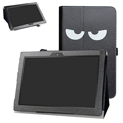 Digiland DL1016 /DL1018A Case,Bige PU Leather Folio 2-Folding Stand Cover for 10.1" Digiland DL1016 /DL1018A Tablet,Don't Touch