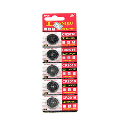 Cotchear CR2016 3V Lithium Battery(5-Pack)