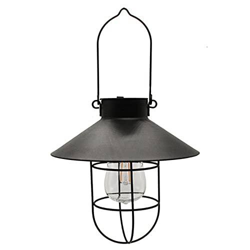 Hanging Solar Lights, Retro Hanging Solar Lantern with Handle, Waterproof Metal Vintage Solar Garden Lantern Lamp for Outdoor Pathway Garden Patio Yard Tree Decoration Hanging Solar Lights, Retro Hanging Solar Lantern with Handle, Waterproof Metal Vintage Solar Garden Lantern Lamp for Outdoor Pathway Garden Patio Yard Tree Decoration