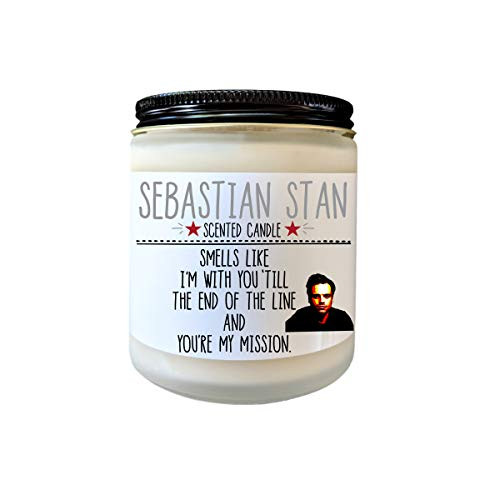 Sebastian Stan Scented Candle Gift for Her Winter Soldier Fan Gift Pop Culture Candle Celebrity Candle Candle Gift Celebrity Merch Sebastian Stan Scented Candle Gift for Her Winter Soldier Fan Gift Pop Culture Candle Celebrity Candle Candle Gift Celebrity Merch