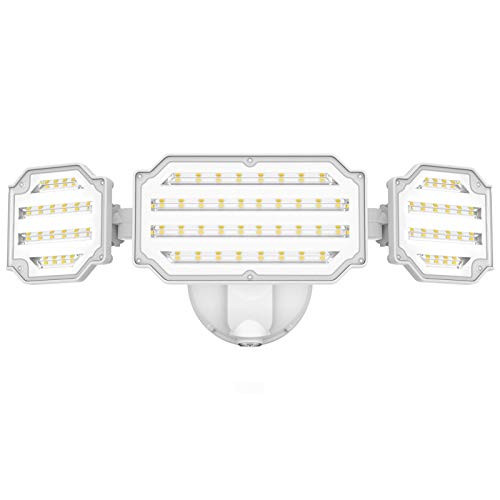 LEPOWER 4500LM Dusk to Dawn LED Flood Light Outdoor, 45W Super Bright Security Light Outdoor with Photocell, 5000K, IP65 Waterproof, 3 Adjustable Heads Exterior Outdoor Light for Garage, Patio, Yard LEPOWER 4500LM Dusk to Dawn LED Flood Light Outdoor, 45W Super Bright Security Light Outdoor with Photocell, 5000K, IP65 Waterproof, 3 Adjustable Heads Exterior Outdoor Light for Garage, Patio, Yard