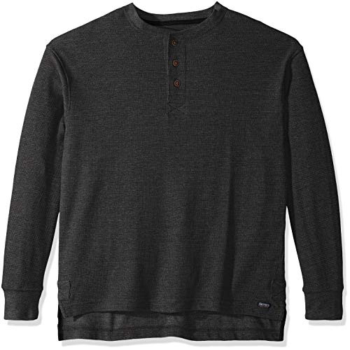 Smith's Workwear Men's Long Tail Pullover, Charcoal Heather, Large