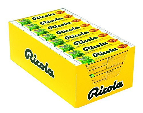 Ricola , Herbal Original , Count 24 -10Drops- - Cough Drops / Grab Varieties  and  Flavors