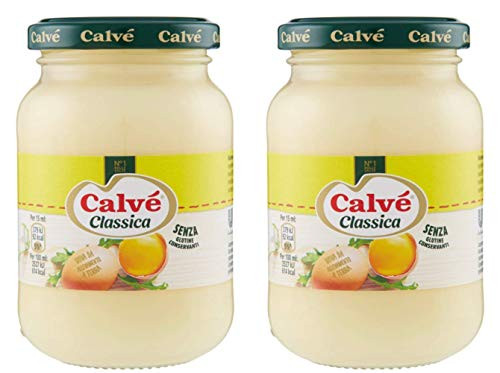 Calvè-"Classica" Italian Mayonnaise 225ml Jar -Pack of 2- Total 450ml