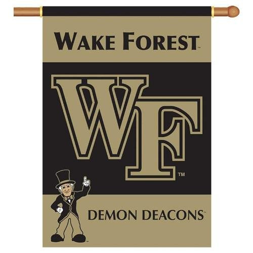 Wake Forest Demon Deacons College Sports Fan Premium 28"x40" Double Sided House Team Banner Flag