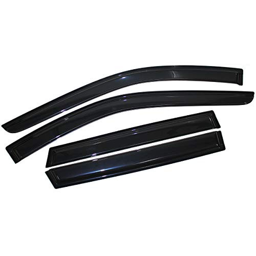 CBX Auto 4pcs for 2011-2019 Jeep Grand Cherokee Sun Rain Guard Vent Shade Window Visor