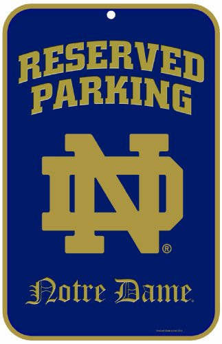 NCAA Notre Dame Fighting Irish 11-by-17 inch Locker Room Sign