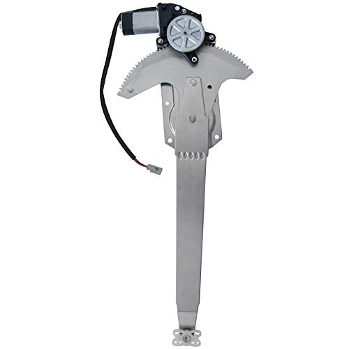 MOJTBE Power Window Regulator with Motor Driver Side Front Left for 1981-1996 F'ord Bronco F150 F-250 F350  and  1981-1983 F100  and  1988-1997 F450 Super Duty Truck Replacement 741-674