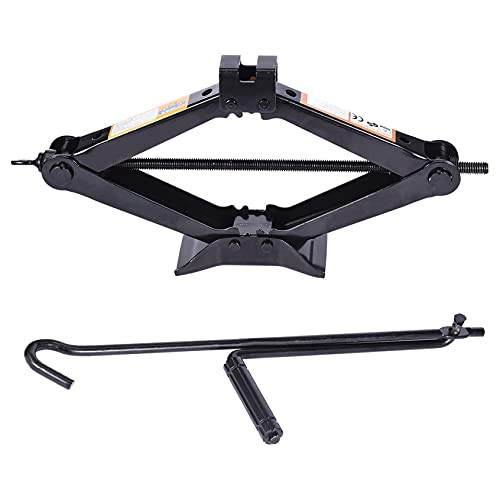 Scissor Jacks --?US Stock? Kptoaz 2 Tons Portable Tire Jack with Hand Crank Trolley Lifter Car Jack Kit Scissor Lift Jack Car Repair Tool Ideal for SUV, Sedans, Truck and Auto