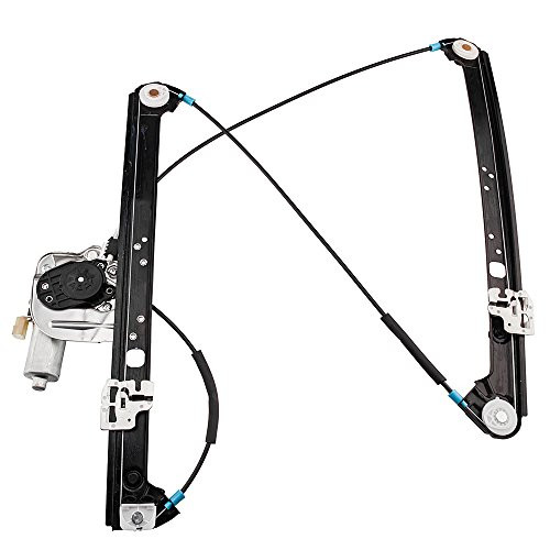 SUNROAD Power Window Lift Regulator  and  Motor Assembly Front Left Driver Side Replacement for 2000 2001 2002 2003 2004 2005 2006 BMW X5
