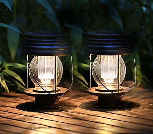 pearlstar Solar Lanterns Outdoor Hanging Solar Lights with Handle for Pathway Yard Patio Garden Decoration, Waterproof Outside Solar Table Lamp, 30Lumen -8.3-2 Pack- pearlstar Solar Lanterns Outdoor Hanging Solar Lights with Handle for Pathway Yard Patio Garden Decoration, Waterproof Outside Solar Table Lamp, 30Lumen -8.3-2 Pack-