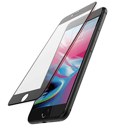 X-Doria Defense Glass+ Edge to Edge Screen Protector for Apple iPhone 8 Plus, Tempered Glass, Edge to Edge Protection, Anti-Fingerprint for iPhone 8 Plus