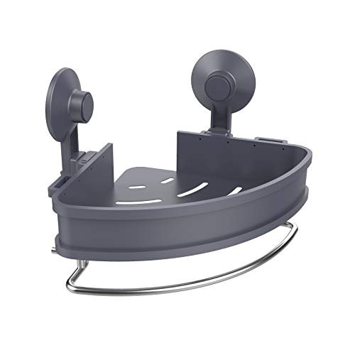 Suction Cup Corner Shower Caddy Corner Shower Shelf Bathroom Shower Organizer Heavy Duty Max Hold 22lbs Waterproof and Oilproof Multifunctional Shower Caddy Shelf for Bathroom and Kitchen - Aluminum Suction Cup Corner Shower Caddy Corner Shower Shelf Bathroom Shower Organizer Heavy Duty Max Hold 22lbs Waterproof and Oilproof Multifunctional Shower Caddy Shelf for Bathroom and Kitchen - Aluminum