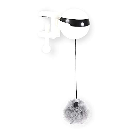 ISENVO Interactive Motion Cat Toys Cat Teaser Toy with Auto Lifting Ball, Kitty Training Exercise Toys Catching Game Toy Ball Electric Flutter Rotating Puzzle Pet Toy ISENVO Interactive Motion Cat Toys Cat Teaser Toy with Auto Lifting Ball, Kitty Training Exercise Toys Catching Game Toy Ball Electric Flutter Rotating Puzzle Pet Toy