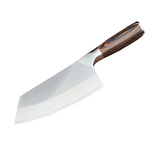 Meat Cleaver, Cleaver Knife Kitchen Knives 4Cr13mov Stainless Steel Chef Slicing Knife Utility Sharp Blade Cleaver Japan Kitchen Cooking Knife Chef Knife