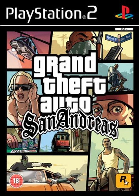 Grand Theft Auto- San Andreas -PS2-