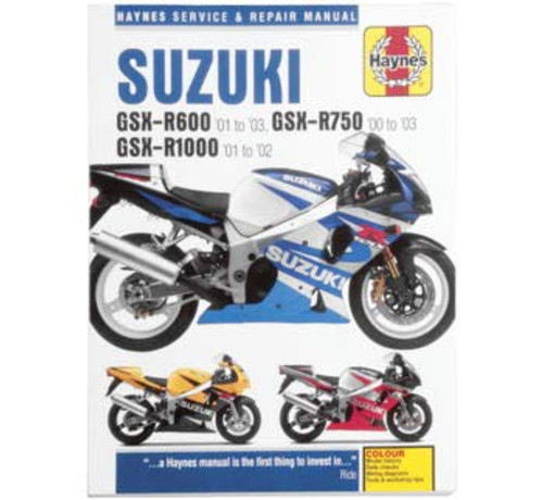 Haynes Repair Manual - GSX-R600/750/1000 3986 Haynes Repair Manual - GSX-R600/750/1000 3986