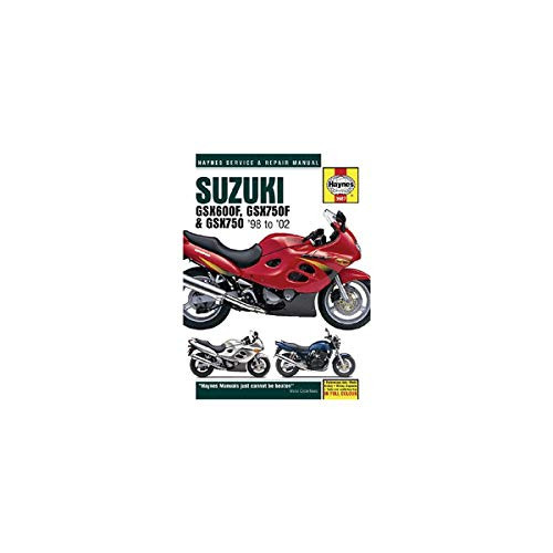 -SBSC- Suzuki GSX600F, GSX750F and GSX750, 98-'02 Technical Repair Manual -SBSC- Suzuki GSX600F, GSX750F and GSX750, 98-'02 Technical Repair Manual