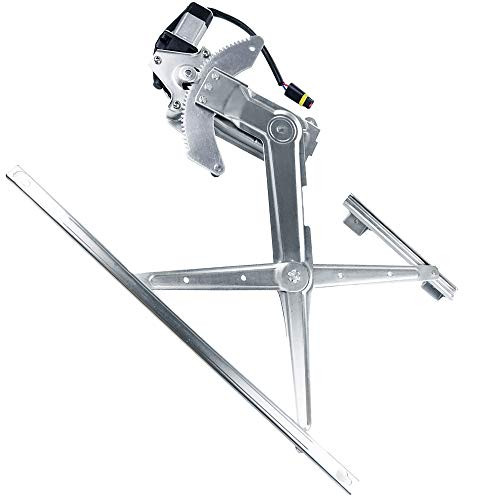 FFFauto 741-753 Front Left Driver Side Window Regulator with Motor compatible with 1994-2001 Dodge Ram 1500, 1994-2002 Dodge Ram 2500/3500,11A106,WL41753,55154925,Easy Install