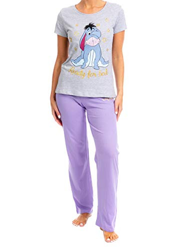 Disney Womens' Eeyore Pajamas Size Small Purple