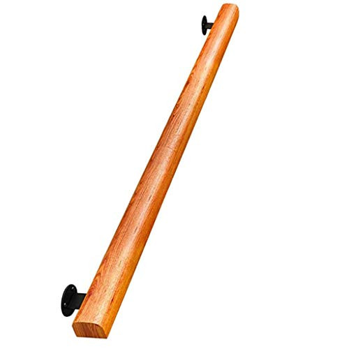 Household Products Solid Wood Stair Banister Handrail Non-Slip Staircase Hand Rails, Wall Mounted Barrier-Free Grab Bar for Elderly, Villa Loft Hospital Access Corridor Railings