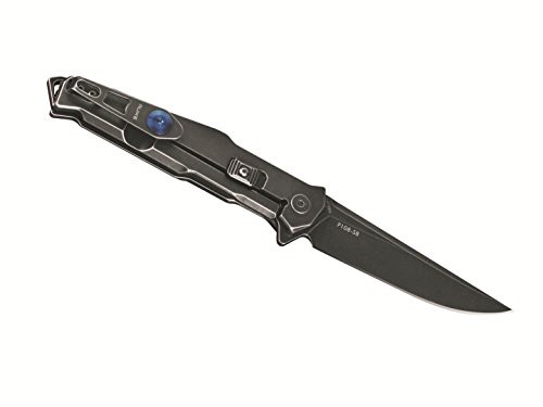 Ruike Tactical Pocket Knife for men Folding Knife Frame Lock 14C28N Steel Camping Knives Small Hiking Work Utility Knife Blet Clip Women Gifts EDC Tool Gear P108-SB