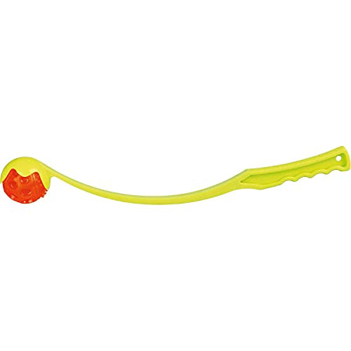 Trixie 33648 Dog Ball Launcher with Flashing Ball, Thermoplastic Rubber, 50 cm/Diameter 6 cm