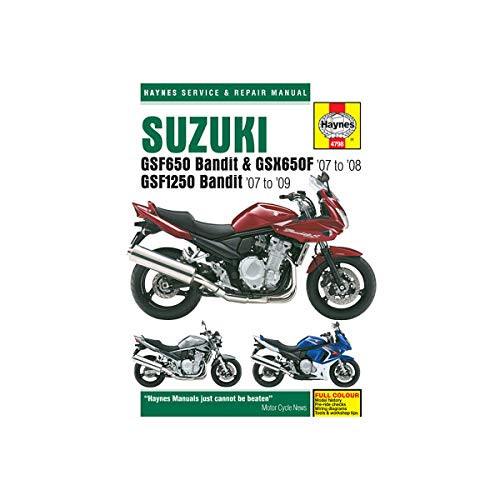 -SBSC- Suzuki GSF650/1250 Bandit,GSX650F, 07-'14 Technical Repair Manual -SBSC- Suzuki GSF650/1250 Bandit,GSX650F, 07-'14 Technical Repair Manual