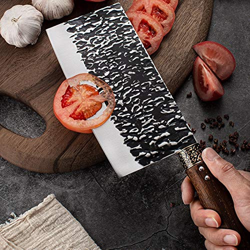 Meat Cleaver, Cleaver Knife, Handmade Forged Butcher Knife Wide Blade Chopping Knife Chinese Cleaver Camping Serbian Chef Knife Utility Vegetable Knives Chef Knife Meat Cleaver, Cleaver Knife, Handmade Forged Butcher Knife Wide Blade Chopping Knife Chinese Cleaver Camping Serbian Chef Knife Utility Vegetable Knives Chef Knife