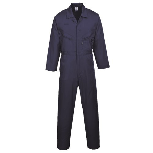 Portwest Mens Liverpool Zip Up Protective Workwear Coverall -5XL x Regular- -Navy-